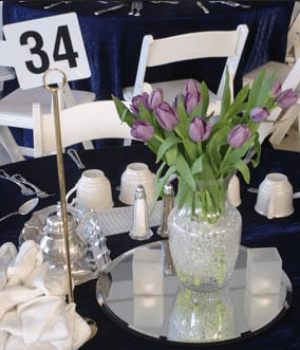 school auction centerpiece ideas flowers