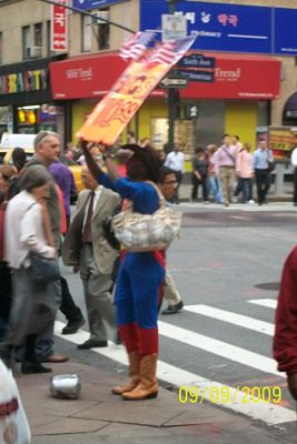 Benefit auction marketing idea - NY Superman vendor