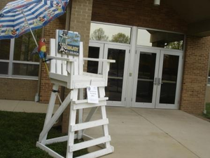 school auction themes - lifeguard chair