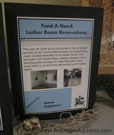 Fund a Need special appeal for lockers display