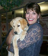 benefit auction puppy with benefit auctioneer virginia Sherry Truhlar