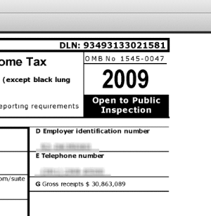 school auction donation letter Tax ID number