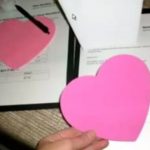 Valentine-shaped Sticky Notes