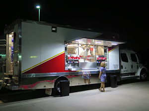 White Castle food truck at a Texas fundraising auction