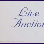 Live auction phrase in catalog