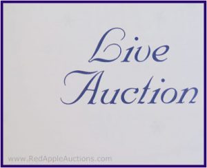 Live auction phrase in catalog