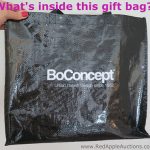 BoConcept charity auction gift bag from French school